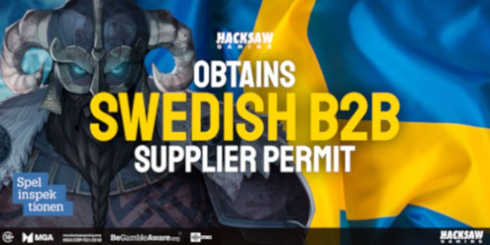 瑞典博彩监管机构授予Hacksaw Gaming B2B博彩许可证