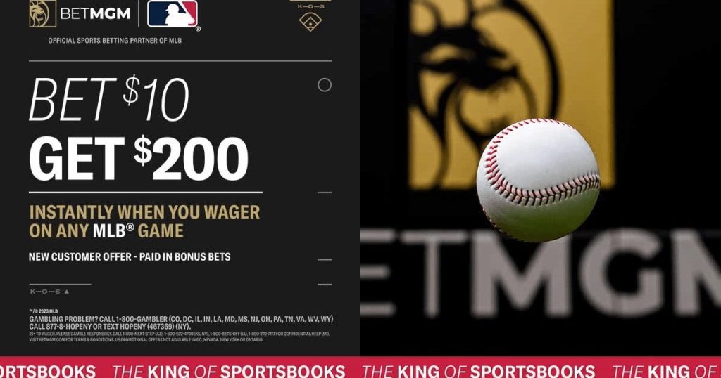 BetMGM马萨诸塞州奖金代码GAMBLING200今天为MLB板块赚取200美元
